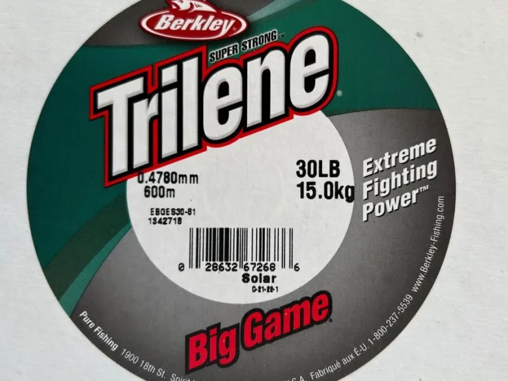 Tradera Berkley Trilene Super Strong Big Game - 600m - 0.4780mm - 30LB - 15kg> Fiskeudstyr