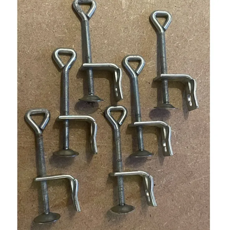 Clearance Beslag diskbänk x6 (montageset,Spännskruvar,diskho,bänkskiva,undermontering) Køkken