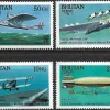 Tradera Bhutan Flygplan luftskepp Mi 824-27 xx| Asien