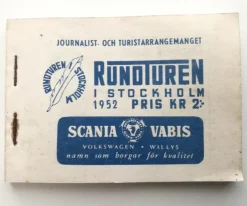 Tradera BILJETTHÄFTE. Rundturen i Stockholm, 1952. Ca 100 st inträdesbiljetter!> Kuriositeter