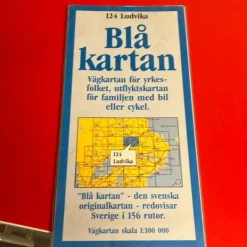 Sale Blå kartan 124 Ludvika - Edition 2, April 1991 Grafik, Kort & Print