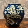 New Blå porslinsvas med blommor Orientalsk Kunst Og Porcelæn