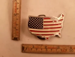 Discount Bältesspänne amerikanska flaggan kontinenten 1806 Bælter & Livremme