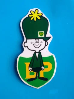 Tradera BP Gubbe Dekal> Klistermærker & Stickers