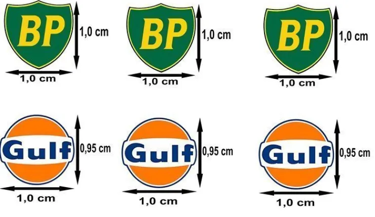 Tradera BP Gulf passar Modelljärnvägen, Modellbygge, Modellbil, mm, TT, HO, O> Skilte