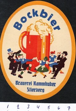Tradera Brauerei Kammhuber, Stierberg Tyskland| Breweriana