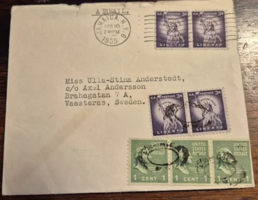 Cheap Brev stämplat på Jamaica 16 april 1955 Andet