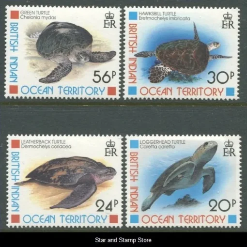 Tradera British Indian Ocean Territory | Mi 188-191 | Postfriskt | Kv 90:-| Europa