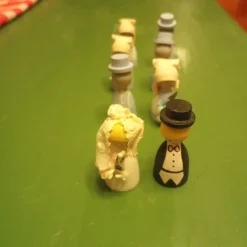 Tradera Bröllopsfigurer i trä - brudpar och gäster| Bryllups-borddækning & Dekorationer