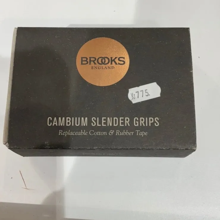 Tradera Brooks Cambium Slender Grips - 130/100mm - Slate> Cykel