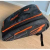Tradera Bullpadel padelväska svart orange padelracketväska padel ryggsäck> Padel