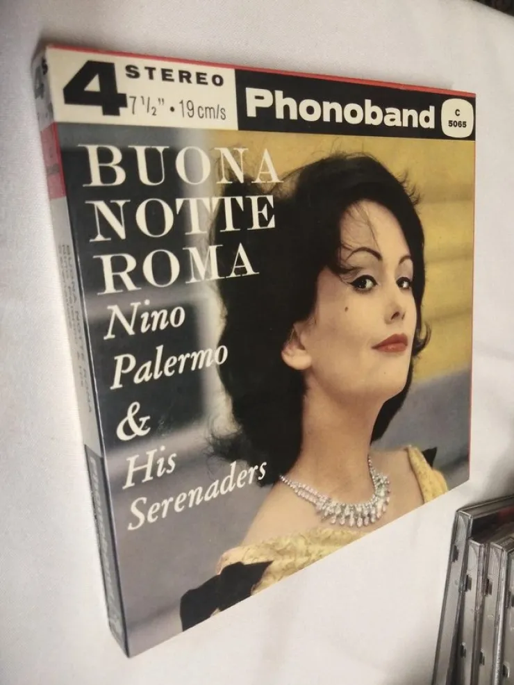 Tradera Buona Notte Roma Nino Palermo & his serenaders Reel-To-Reel Rullband| Spolebånd