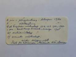 Tradera Carl-Johan ”Massa” Lind. OS-medaljör 1920.| Autografer