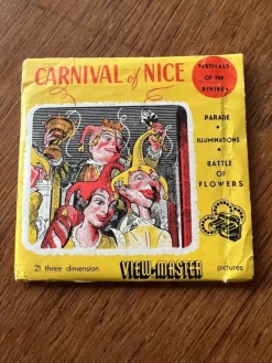 Tradera Carnival of Nice View-Master stereobilder| Miniature Optik