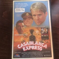 Tradera Casablanca Express med Glenn Ford mfl och Den Heliga Hämnden| Vhs-film
