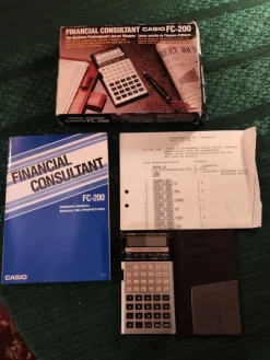 Tradera Casio FC-200 Financial Consultant| Anden Forbrugerelektronik