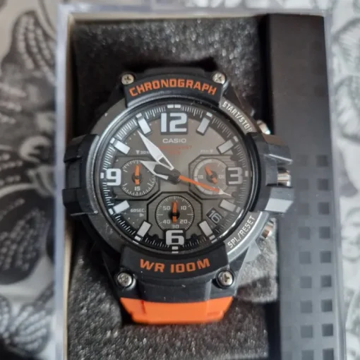 Tradera Casio MCW-100H - Orange Sportklocka> Armbåndsure