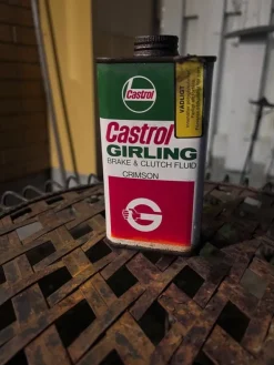 Tradera Castrol Girling Broms- & Kopplingvätska Crimson vintage| Bensinia