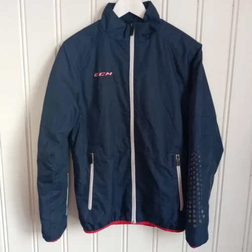 Tradera CCM hockey skaljacka blå XS> Hockey & Skøjter