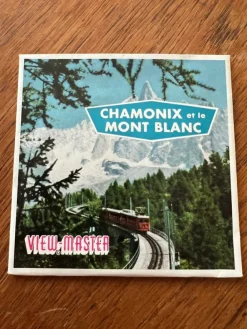 Tradera Chamonix Mont Blanc, View-Master stereobilder| Miniature Optik