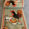 Best Sale Charmig löpare till påsk** Handbroderier på gråbeige väv** 94 x 23 cm Tekstiler