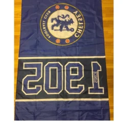 Tradera Chelsea FC Flagga -> Fodbold