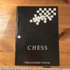 Tradera Chess programblad Tommy Körberg Elaine Paige Prince Edward> Musikmemorabilia