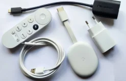 Tradera Chromecast med Google TV 4K och Gigabit Ethernet Adapter| Tv & Tilbehør