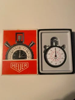 Tradera Chrono Heuer Timme Decimal.> Stopure