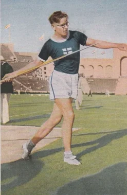 Tradera Cigarette Picture Card Olympics 1932-Finland Spear M. Järvinen> Olympia