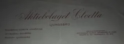 Tradera Cloetta AB Ljungsbro faktura daterad den 29 april 1921 Linköping Östergötland> Fragtsedler & Fakturaer
