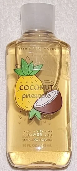 Tradera COCONUT PINEAPPLE Bath & Body Works Shower Gel 295ml sugar cane shaved coconut> Hudpleje