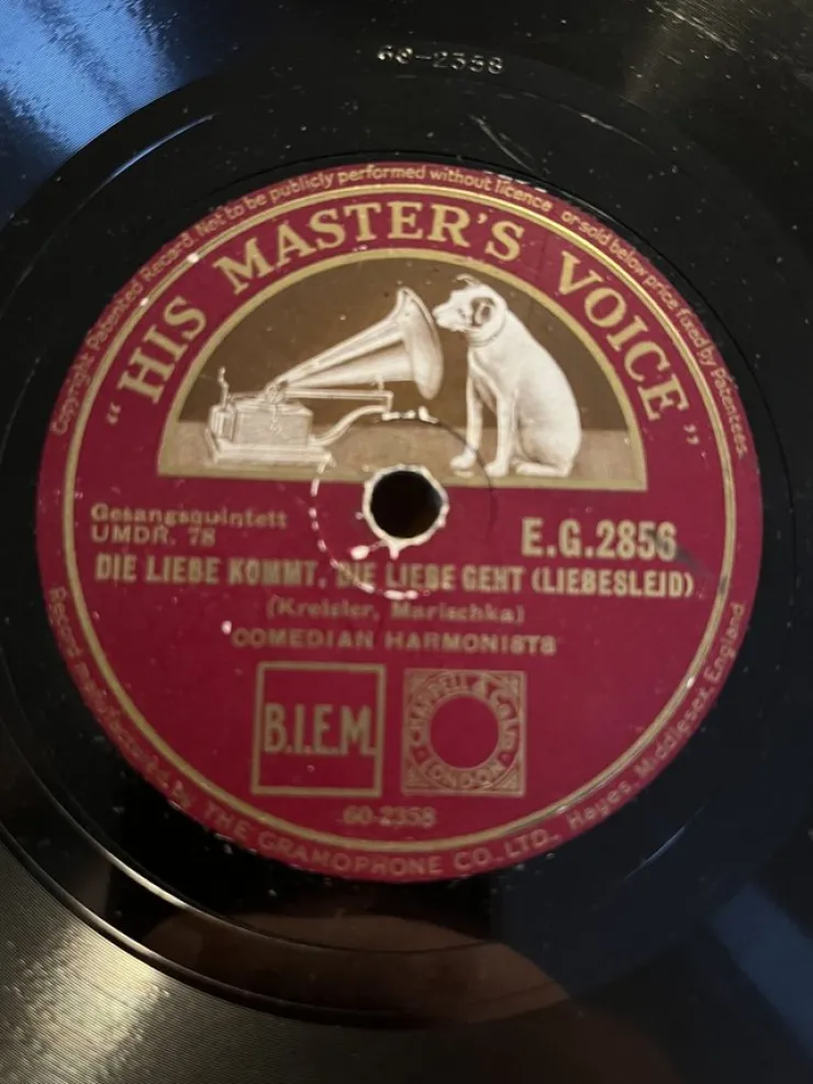 Tradera Comedian Harmonists. HMV E.G.2856.| Grammofonplader