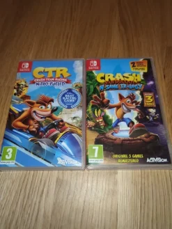 Tradera Crash Bandicoot N. Sane Trilogy + Crash Team Racing Nitro-Fueled (Switch)> Nintendo