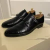 Tradera Crockett & Jones Lowndes monkstraps (dubbelmonk) - Svart - strl 43> Herresko