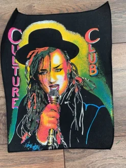 Tradera Culture Club / Boy George stor Patch tygmärke ( rygg )| Merchandise