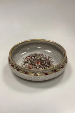 Hot Dahl Jensen Craquelé Skål No. 108/162 Antikviteter