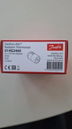 Outlet Danfoss Ally Radiator Termostat 014G2460 Varme