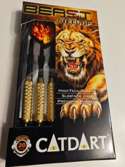Tradera Dart Pil Catdart Beast Steeltip - 20g - Dartset med Slimfodral> Dart