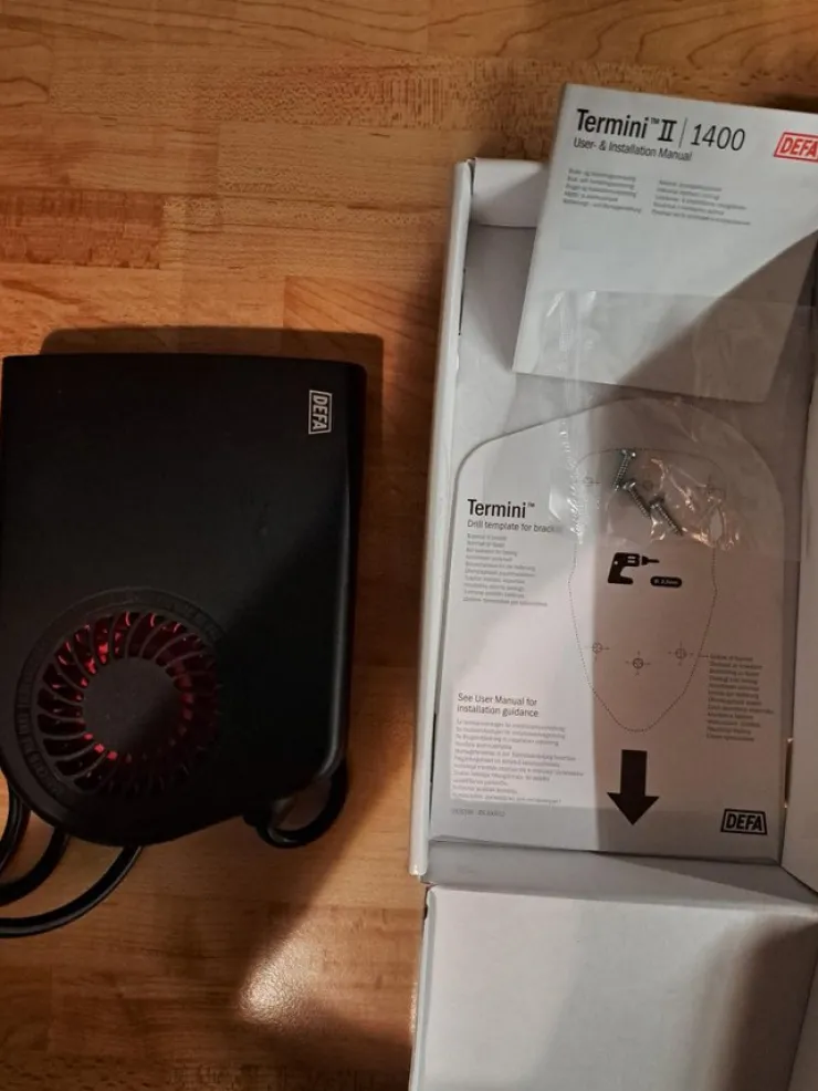 Tradera DEFA Termini II 1400 kupévärmare + Calix MS 2,5 LED kabelsats| Biltilbehør