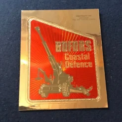 Tradera Dekal Bofors Costal Defence> Militære Samlerobjekter