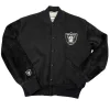 Tradera DeLong NFL Los Angeles Raiders varsity jacket> Amerikansk Fodbold