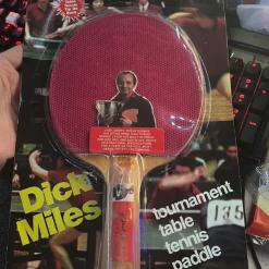 Tradera Dick Miles Tournament Bordtennispadddel - Vintage stiga raquette ping pong> Bordtennis