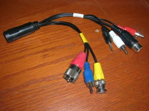 Tradera DIN-adapter audio/video 6-pol hona - 7 st olika 0,2m| Tv & Tilbehør