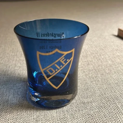 Tradera Djurga°rdens IF jubileumsglas 1978> Sportsmemorabilia