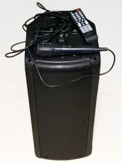 Tradera DMTECH Bärbar Högtalare med Bluetooth, 15h Batteri, Mikrofon & Stereoanslutning| Højtalere
