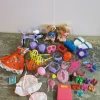 Tradera Dockor med blandade tillbehör, (barbie, simba,?)| Dukker
