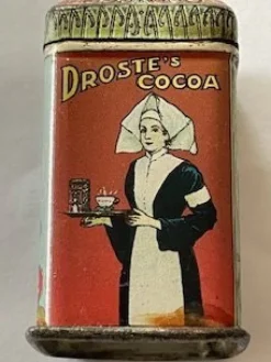 Tradera Drostes Cacao Miniatyrburk 25 x 25 x 45 mm> Metalemballage