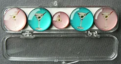 Tradera Dry Martini magneter 5pack> Magneter