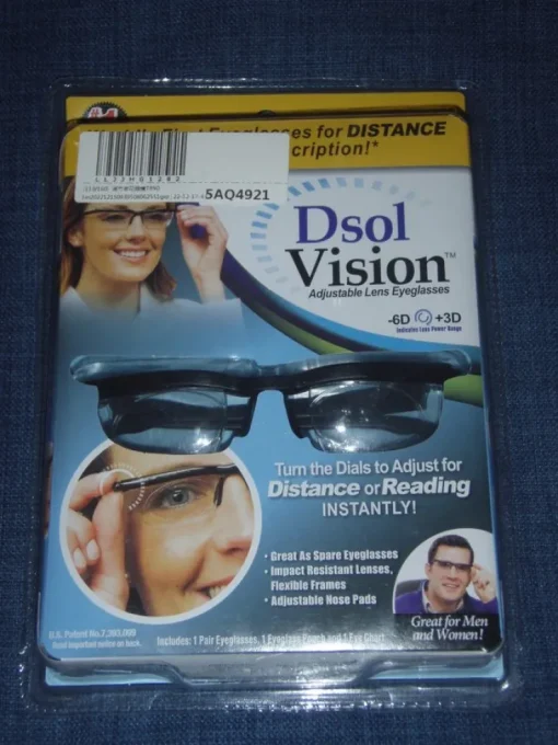 Cheap Dsol Vision Inställningsbara flexibla Glasögon -6D till+3D Helt nya oanvända Briller & Tilbehør